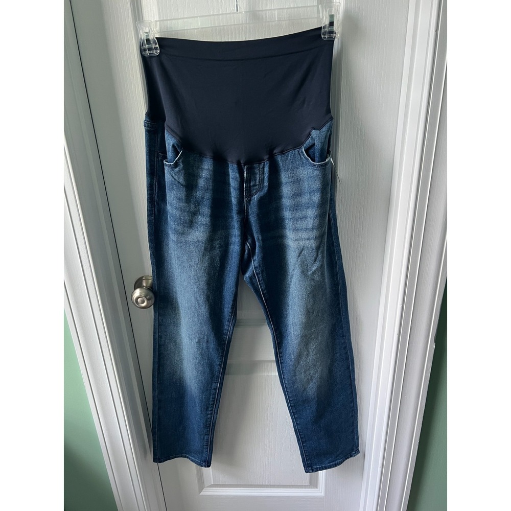 Old Navy Womens‎ Maternity Jeans Full Panel Wow Straignt Size 10 SHORT NEW
